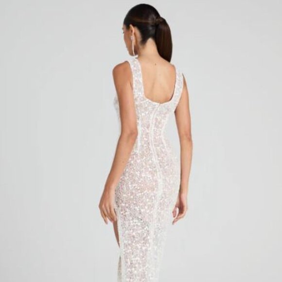 Nadine Merabi — Louisa White Dress - Picture 2 of 5